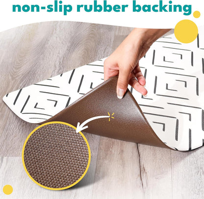 Premium Waterproof Pet Feeding Mat – Non-Slip Food & Water Bowl Mat for Dogs & Cats | Easy to Clean