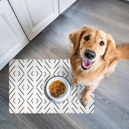 Premium Waterproof Pet Feeding Mat – Non-Slip Food & Water Bowl Mat for Dogs & Cats | Easy to Clean